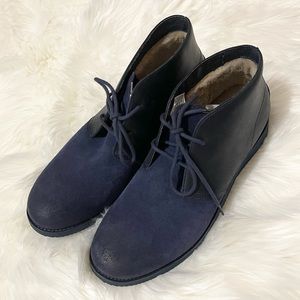 UGG Australia BLACKWELL Blue Leather Suede Desert Boots 1013232 Men’s